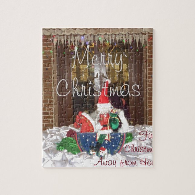 God jul helgdagar bort från hemmet Inspired A Pussel (Vertikal)