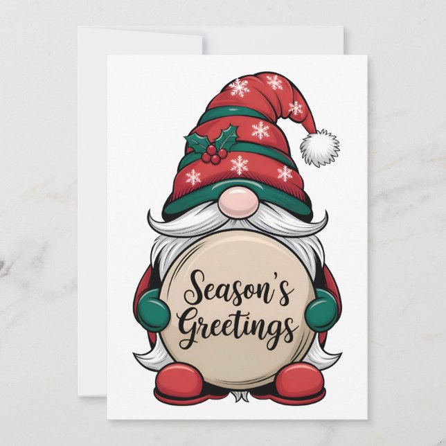 God jul, helgdagar inbjudningar (Framsida)