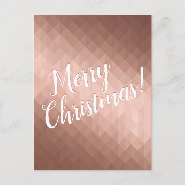 God jul helgdagar vid chicen ro vid guld vid säson vykort (Framsida)