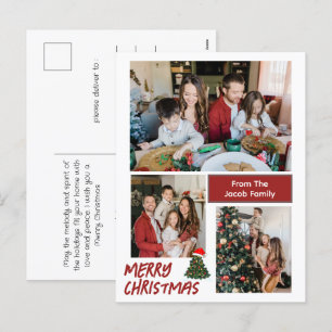 God jul helgdagars Modern Typografi - foto Helg Vykort