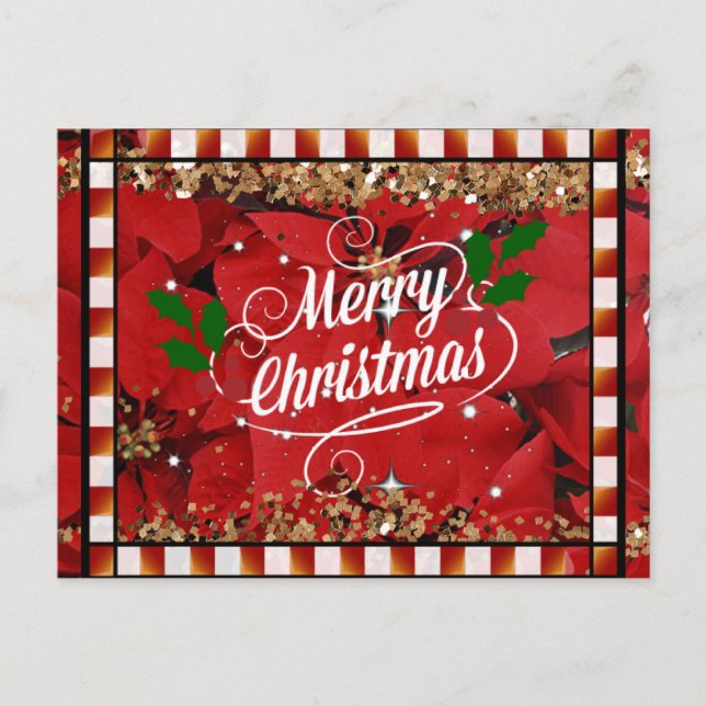 God jul helgjul hälsning vykort (Framsida)