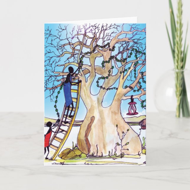 God jul helgkort (Framsida)