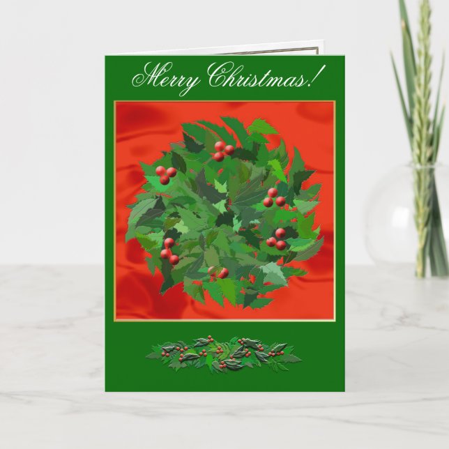 God jul! helgkort (Framsida)