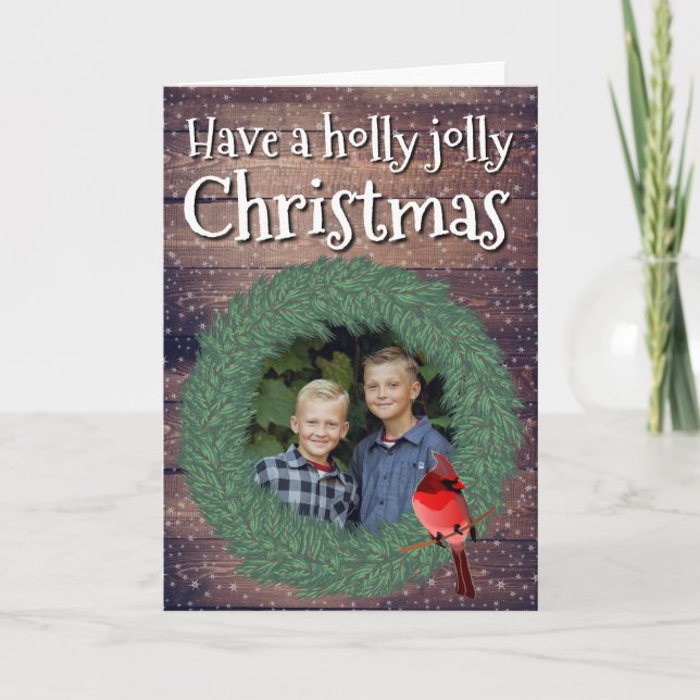 God jul! helgkort (Framsida)