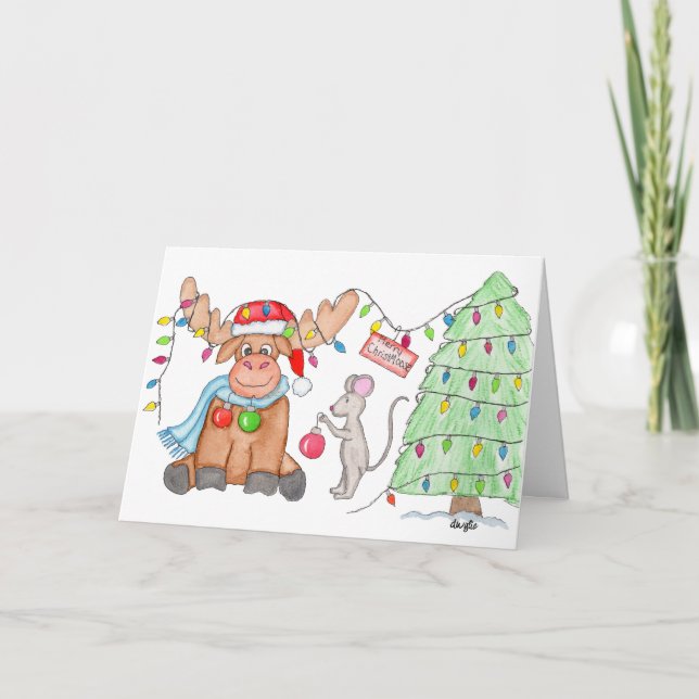 God jul! helgkort (Framsida)