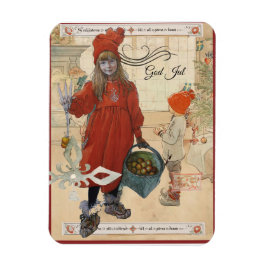 God Jul Helgkort Magnet