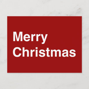 God jul Helvetica Helg Vykort