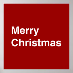 God Jul Helvetica Poster