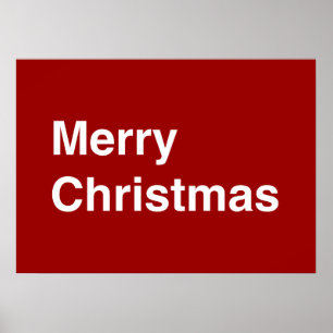 God jul Helvetica Poster