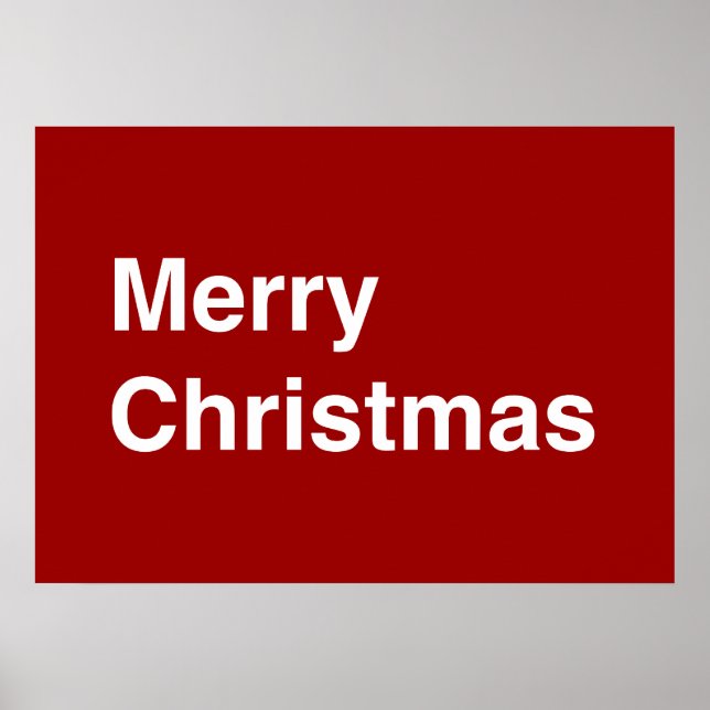 God jul Helvetica Poster (Framsidan)