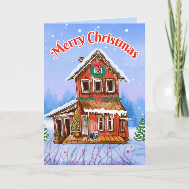 God jul! Hem - jul Westerna Stil Program (Framsida)