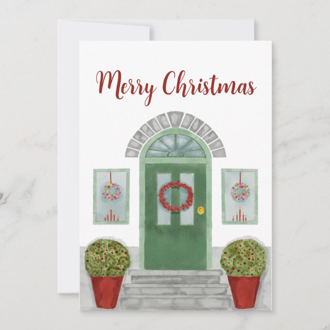 God jul heminbjudan inbjudningar (Framsida)