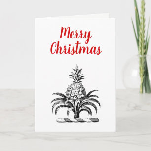 God jul Heraldic Pineapple Vapensköld Helgkort