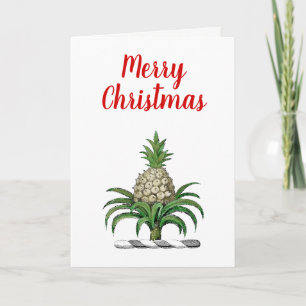 God Jul Heraldisk Ananas Kamouflage Crest Helgkort