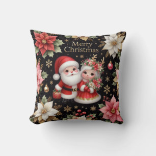 God jul herr och fru tomte söta kudde
