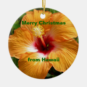 God jul Hibiscus Julgransprydnad Keramik