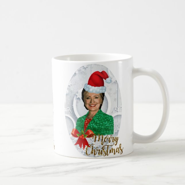 god jul Hillary clinton Kaffemugg (Höger)