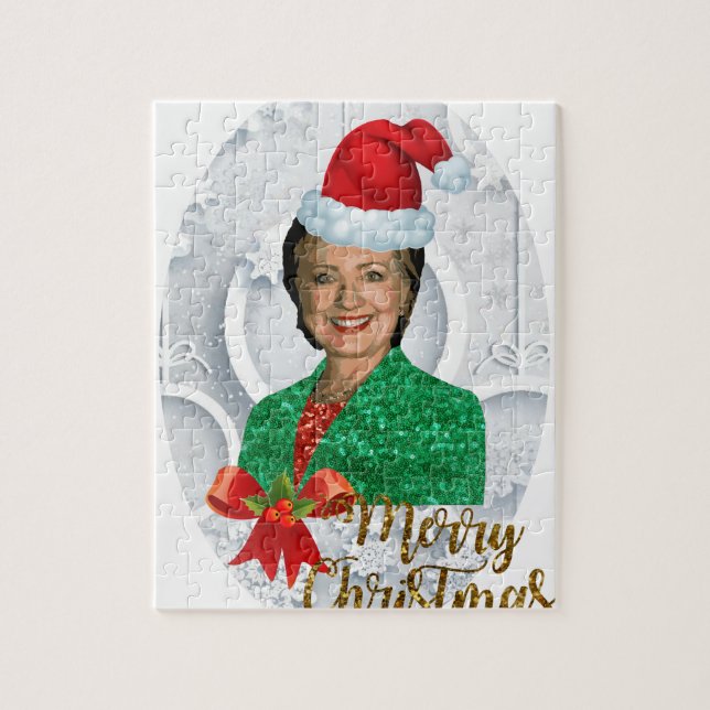 god jul Hillary clinton Pussel (Vertikal)