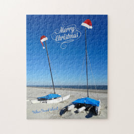 God jul Hilton Head Island Beach and Boats Pussel