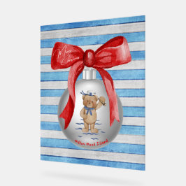 God jul Hilton Head Island Bear Ornament