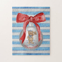 God jul Hilton Head Island Bear Ornament Pussel