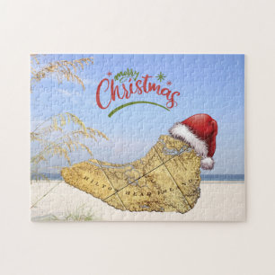 God jul Hilton Head Island Karta & Beach Pussel