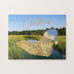 God jul Hilton Head Island Karta Marshlands Pussel