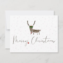 God jul Hjort- och prydnadskort Julkort