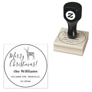 God jul Hjort-skript Stämpel