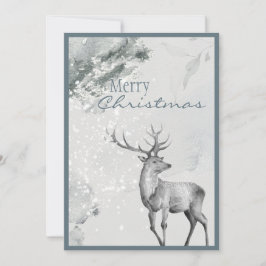 God jul Hjort Winter-skript - jul Julkort