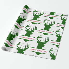 God jul Hjort Wrapping Papper - Michael Presentpapper