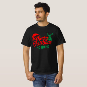 God Jul Ho Ho – Festiv Holiday Typography T Shirt