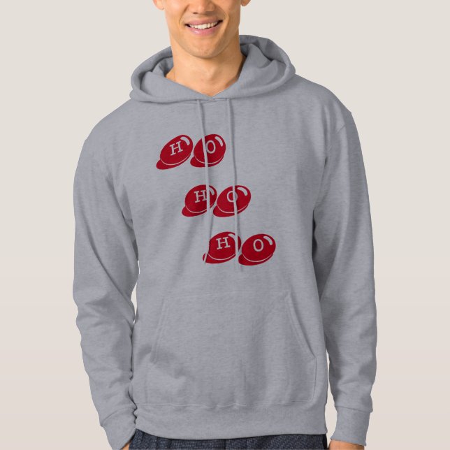 god jul ho ho ho ho hoodie (Framsida)