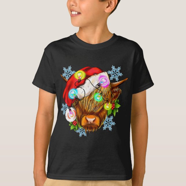 God jul, höglandskö, Western jul, Li T Shirt (Framsida)