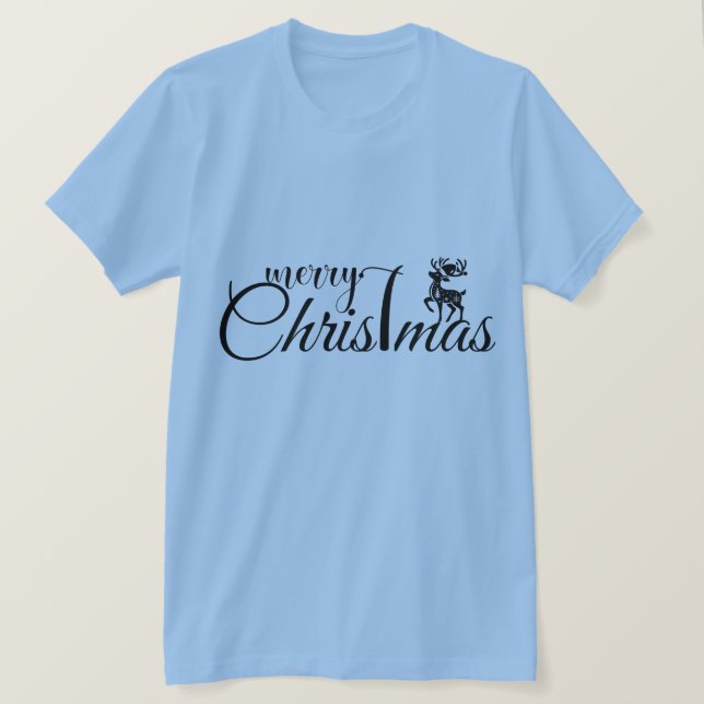 God jul: Högtidlighålla säsongen T Shirt (Design framsida)