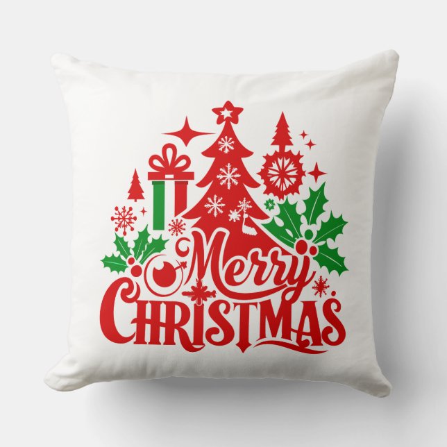 God Jul – Högtidsglädje Kudde (Framsida)