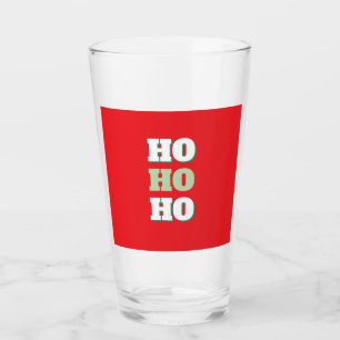 God jul HoHoHo Party minimalistisk slätting Glaskopp