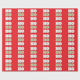 God jul HoHoHo Party minimalistisk slätting Presentpapper