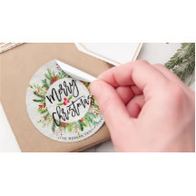 God jul Holly Blommigt Utandning Helgdag