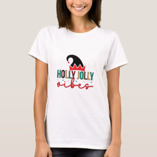 God jul Holly Jolly Vibes T Shirt