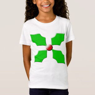 God jul Holly Kids T Shirt