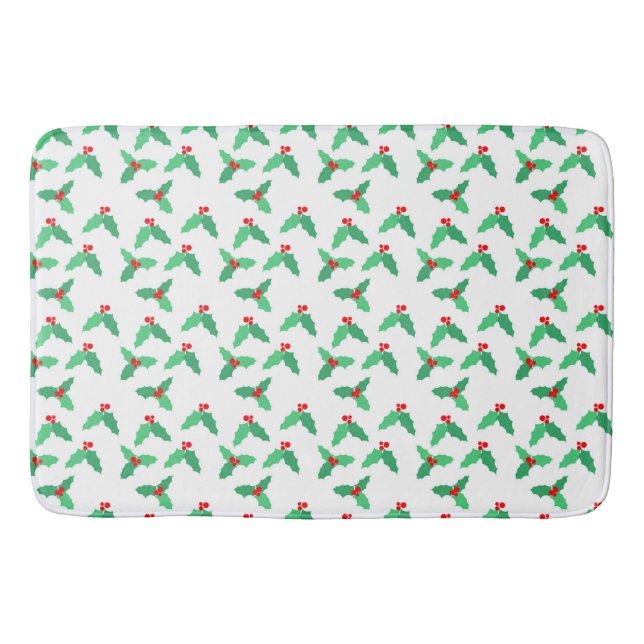 God jul Holly Löv Large Bath Mat Badrumsmatta (Framsidan)