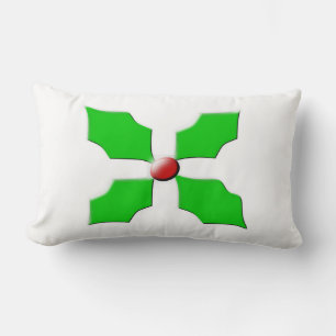 God jul Holly Pillow Lumbarkudde