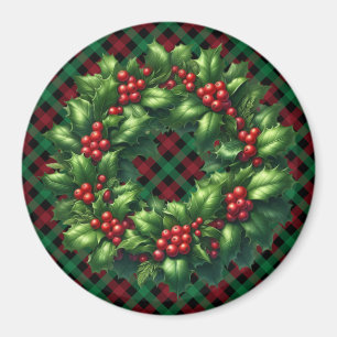 God jul Holly Wandeneten Magnet