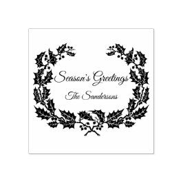 God Jul Holly WandeSeason-Anpassningsbarna Greetin Stämpel