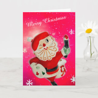 God jul Holt Howard Painter Santa Card MCM Kort