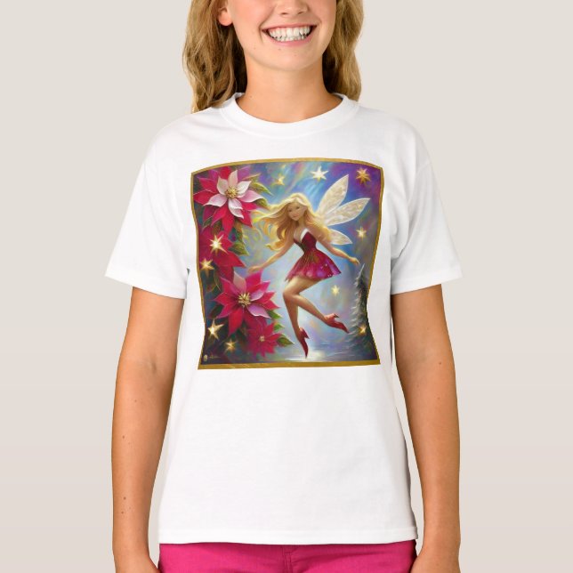 God Jul - Honung Blonde Hair T Shirt (Framsida)