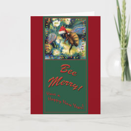 God jul Honungsbin Helgkort