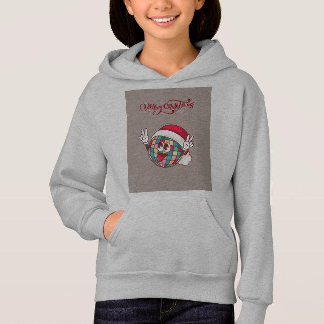 god jul hoodie t shirt (Framsida)