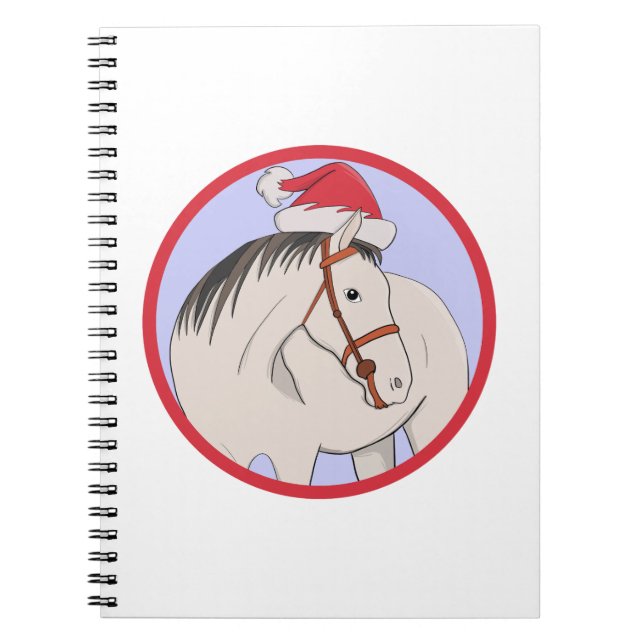 God jul Horse Anteckningsbok (Framsidan)